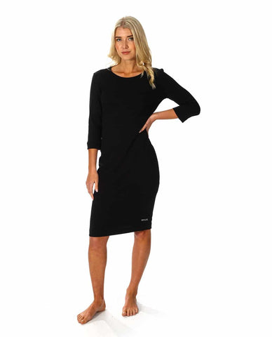 BODYCON RIB L/S DRESS