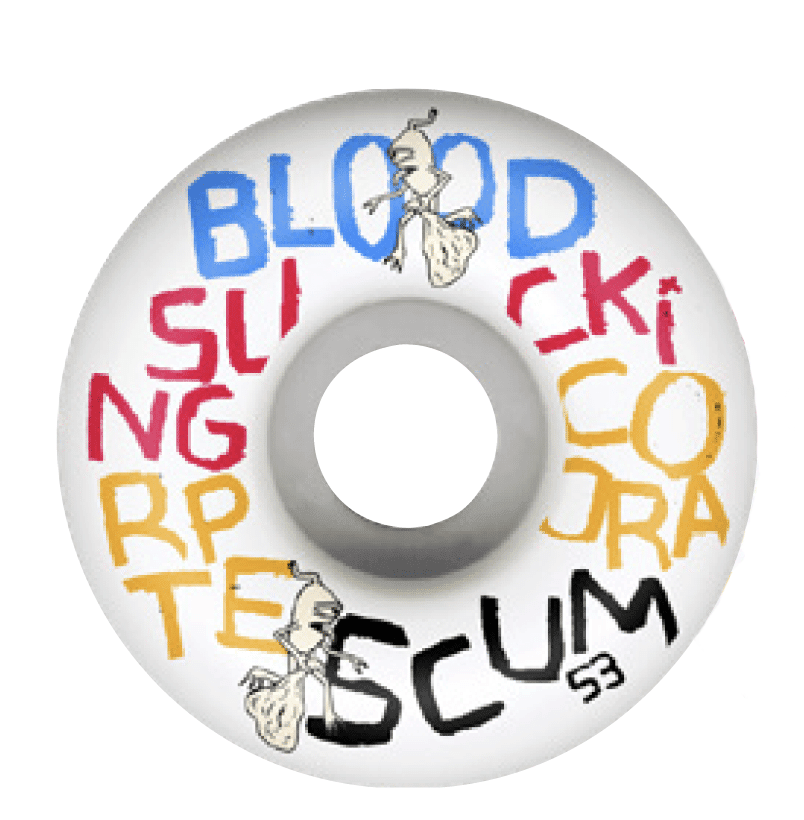 TOY MACHINE WHEELS TM CORPORATE SCUM 53MM - Rip Curl